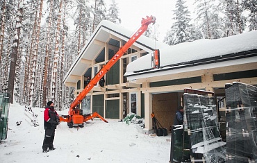 Остекление коттеджа 